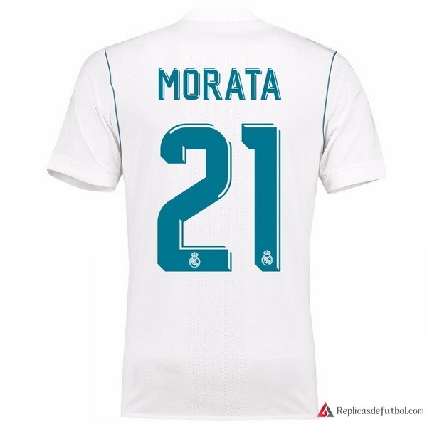 Camiseta Real Madrid Primera equipación Morata 2017-2018